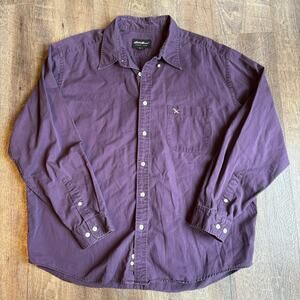 Vintage Eddie Bauer Button Up Purple XL